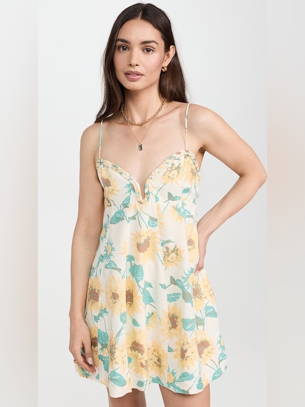 Free People Altura Printed Mini Dress